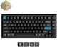 Keychron Q1 Ultra Q1U-M4 Wireless Gaming Keyboard 75% with Keychron Silk POM Banana Switches and RGB Lighting (English US)