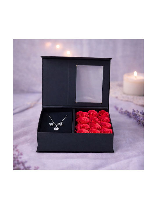 Set Elegant Cristale Zirconiu Fulgi De Zăpadă D...