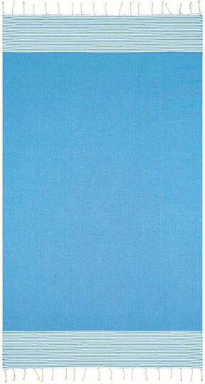 Aquablue Πετσέτα Θαλάσσης Βαμβακερή με Κρόσσια 200x100εκ.