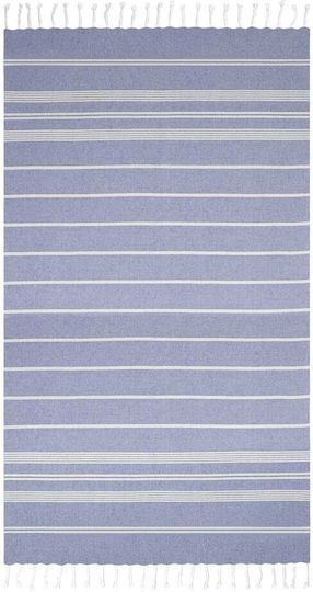 Aquablue Beach Towel with Fringes 180x90cm