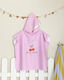 Kinder Strandponcho Nr 3/5 Kirsche Süß