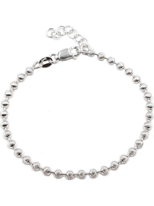 Poco Loco Women's Silver Bracelet 18cm