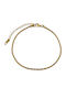 Poco Loco Gold Plated Stainless Steel Anklet Chain