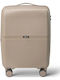 RCM Reise Koffer Kabine Beige mit 4 Räder Höhe 55cm