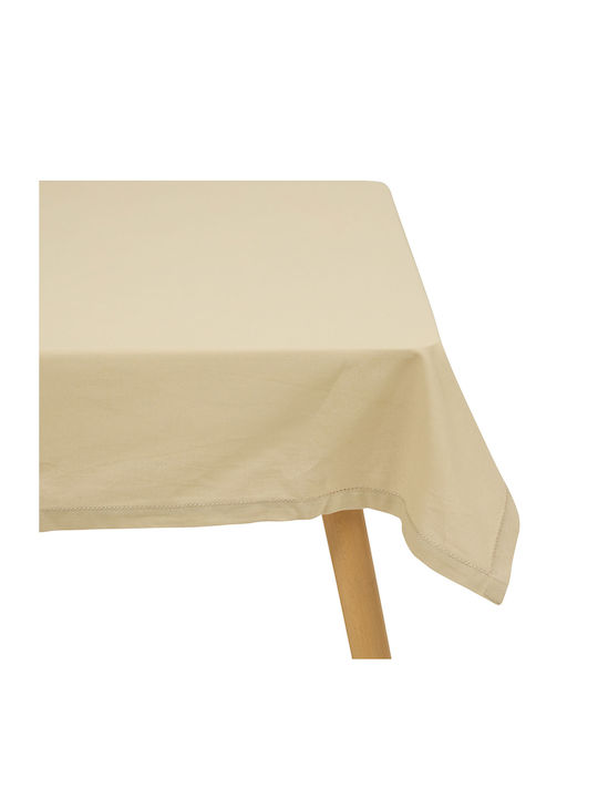 Cotton Tablecloth A-s Jane Beige 140x240cm