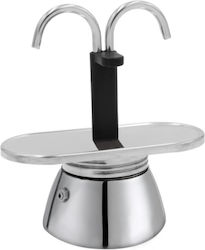 GAT Moka Μπρίκι Espresso 2cups Inox Ασημί GAT Moka Μπρίκι Espresso 2cups Inox Ασημί