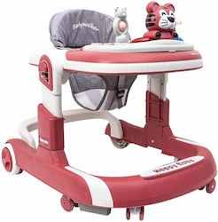 Baby-Lauflernhilfe mit Musik für 6+ Monate Rosa