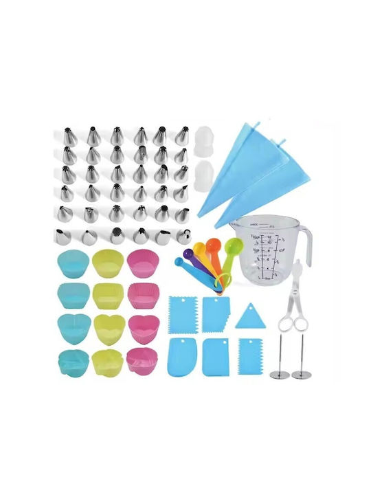 Alista Home Set Konditoreiwerkzeuge aus Kunststoff 10.5x10.5cm 63 Stück