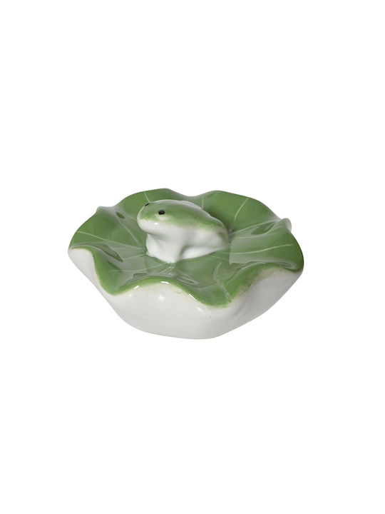 Decoris Διακοσμητικός Βάτραχος από Πορσελάνη 9.3x9.3x4.4cm