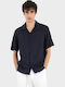 Shirt Short Sleeve Shirt In Regular Fit Blue