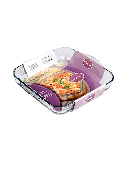 Cok Spain Vas De Gătit Rezistent La Căldură Pătrat Din Sticlă 22x22cm