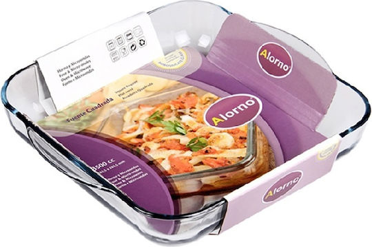 Cok Spain Τετράγωνο Πυρίμαχο Σκεύος Γυάλινο 22x22cm