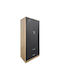 Alvia Doppeltür Kleiderschrank Anthrazit 80x51.5x180cm