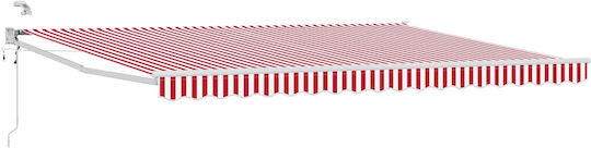 vidaXL Awning Fabric Red with PU Coating 3x4m