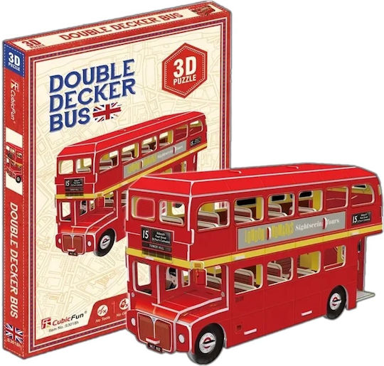 Double Decker Bus Puzzle 3D 57pcs S3018h