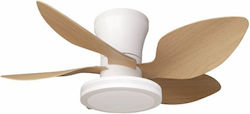 Spot Light Ventilator de Tavan 70cm cu Lumină M...