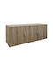 Pakketo Alvia Rectangular Loft Closet Shelf from Sonoma Chipboard 150x51x10cm 383-000166