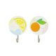 Hook Hanger with Sticker Plastic Yellow