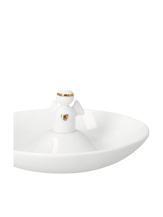 Raeder Porcelain Decorative Bowl White 10.9x10.9x4.8cm Raeder Porcelain Decorative Bowl White 10.9x10.9x4.8cm