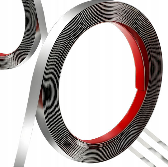 Self-adhesive Decorative Tape Interior Zola Length 10 M Width 2 Cm Flexible Pvc Silver