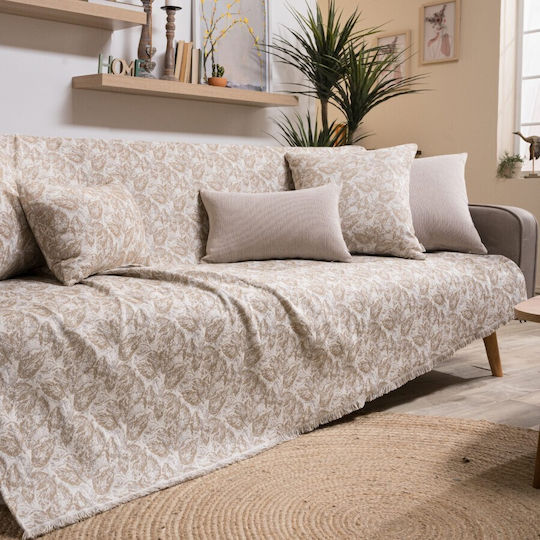 Teoran Ferrara Four-Seater Sofa Throw Chenille 180x350cm