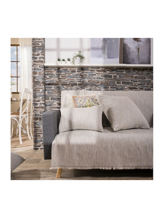 Teoran Lecce Decken & Couchdecken Viersitzer-Sofa Überwurf Chenille 180x350cm Lecce