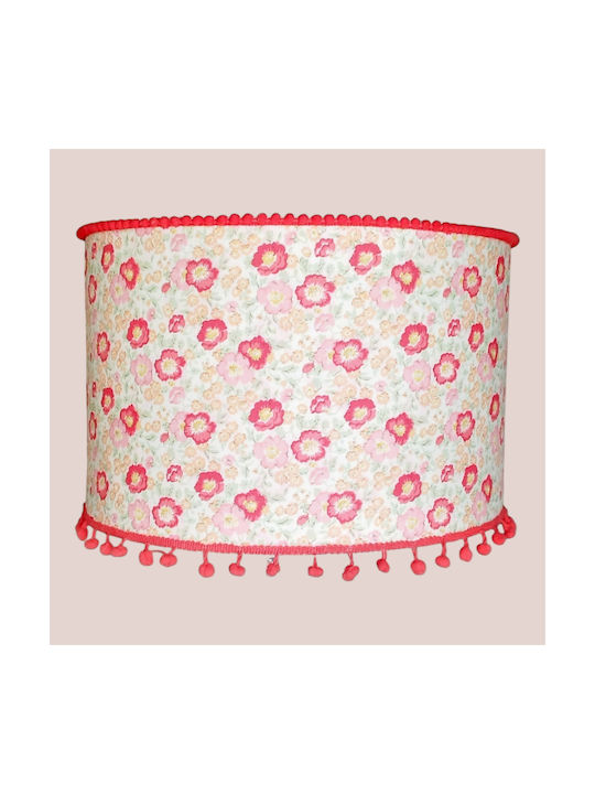 Oxygen Pon Pon Single-Light Kids Hanging Ceiling Light with E27 Socket 35x25cm