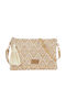 Straw Women's Envelope Bag Ecru