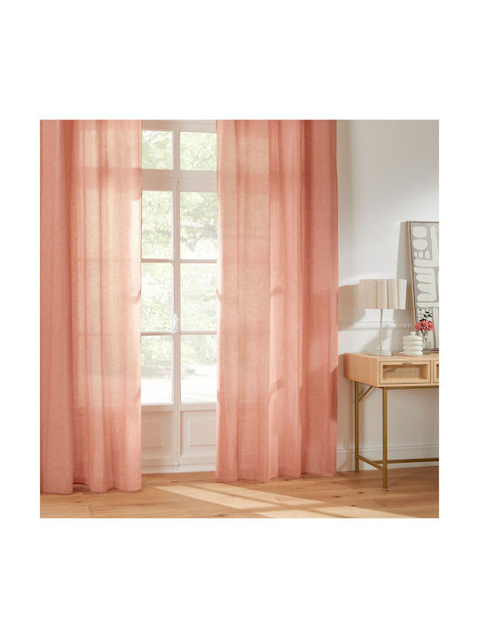 Κουρτίνα με Τρουκς Paxta Terracotta 135x240εκ.