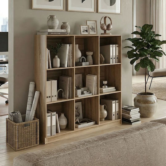 Bookcase Gridea Sonoma 119.5x30x121cm
