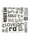Sticker Sheet Texts 45 Cm X 200 Cm