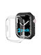 AHAstyle Husă Plastică Transparentă pentru Apple Watch 7 41mm