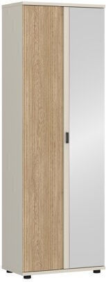 Remcale 111 Δίφυλλη Ντουλάπα με Καθρέπτη 62x42x189cm Κασμίρι