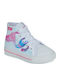 Mermaid Magic Athletic Kids Sneakers High White