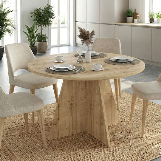 Tisch Sapphire Eiche 120x120x75,7 cm