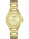 Women's Watch Battery with Gold Stainless Steel Bracelet