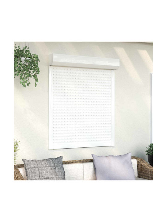 vidaXL Aluminum Roller Shutter W100xH130cm