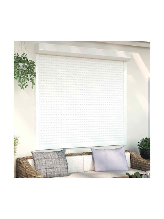 vidaXL Παντζούρι Ρολό Αλουμινίου Π160xΥ150cm