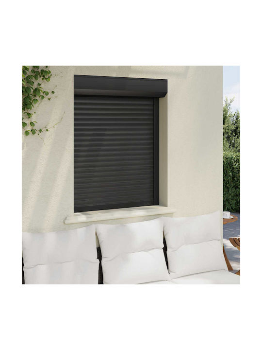 vidaXL Παντζούρι Ρολό Αλουμινίου Π80xΥ100cm