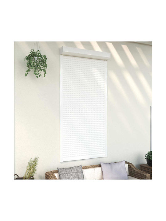 vidaXL Παντζούρι Ρολό Αλουμινίου Π110xΥ220cm