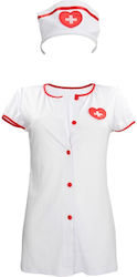 S-line Nurse Costume White Λευκό