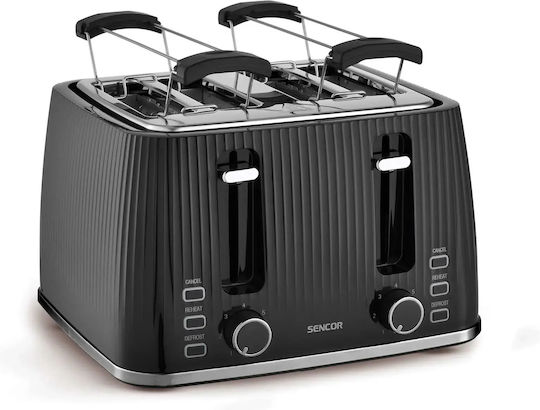 Sencor Toaster 4 Slots 1860W Black