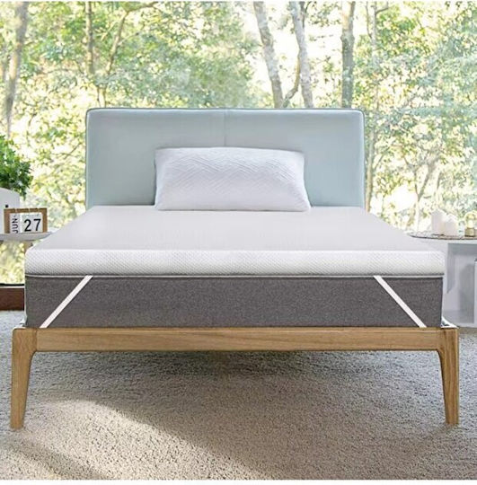 SteweHome Ανώστρωμα Nice Orthopädisch Einzel Und Doppel Weiß (100x200x10cm)