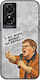 Epic Quotes Case Monkey of the Pharaoh TCL 50 SE Black TPU Black Silicone