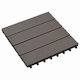 vidaXL Material Pentru Pardoseală De Grădină Din WPC 30x30cm 11 Bucăți