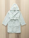 Nima Petit Bebe Kids Bathrobe Light Blue Hooded