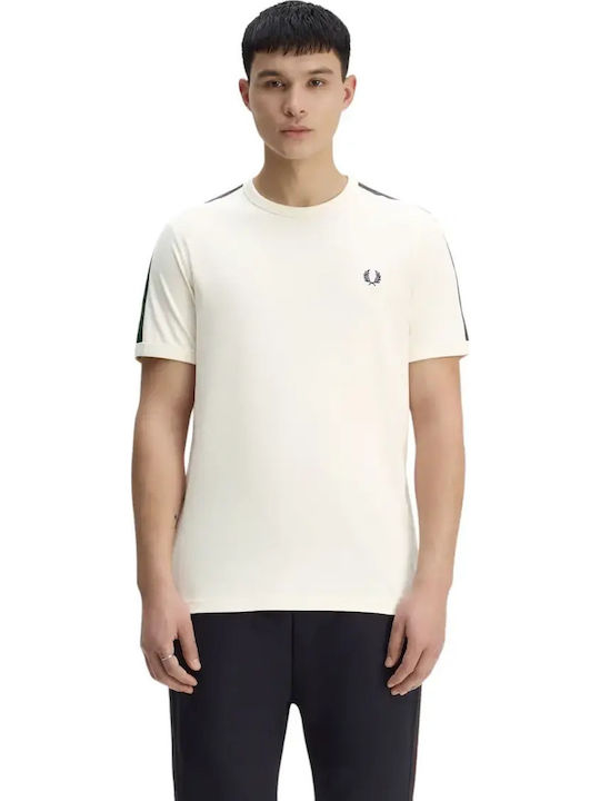 Fred Perry Ringer T-shirt Εκρού