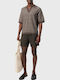 Polo Short Sleeve Brown Blouse