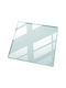 Tulup Rechteckige Tischoberfläche aus Glas in Transparentem Farbe 125x50cm 010010820020100000000