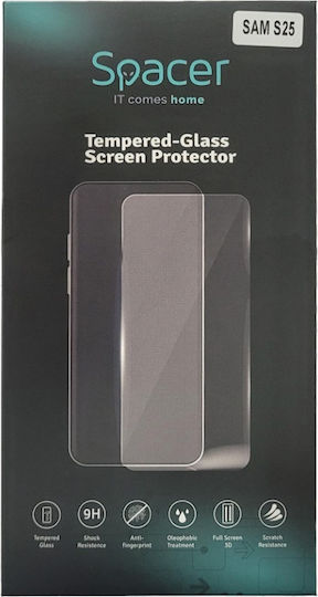 Spacer 9D 0.3mm Закалено Стъкло За Цялото Лице (Galaxy S25)